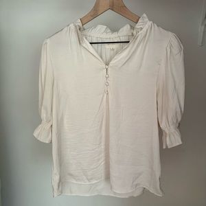 MELLODAY Women’s Blouse | Small | White